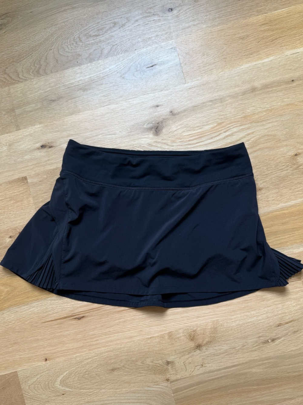 lululemon athletica Black Pleated tennis Skirt